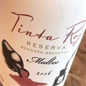 TINTA ROJA - RESERVA MALBEC 2016