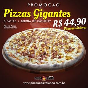 PIZZA GG - 8 FATIAS - COM BORDA DE CATUPIRY