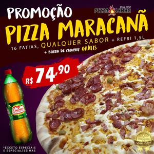 PIZZA MC (16 FATIAS) COM BORDA + REFRI1,5L