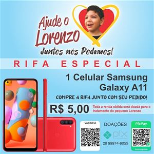 RIFA ESPECIAL DE UM CELULAR