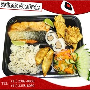 Nº 1 Teishoku Salmão Grelhado