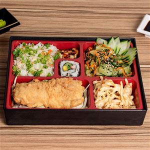 Teishokus Junior(Pratos com muita variedade da culinária japonesa)