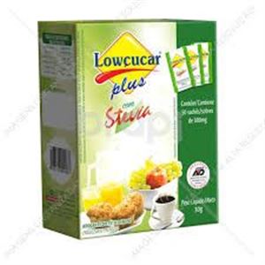 ADOÇANTE LOWÇUCAR PLUS COM STÉVIA - 50 SACHES