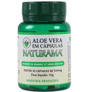 Aloe vera (babosa) 500mg 30 cápsulas - Naturama