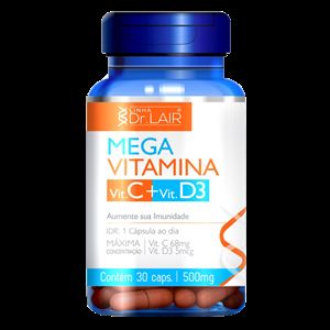 MEGA VITAMINA Vit. C + Vit. D3 aumente sua imunidade