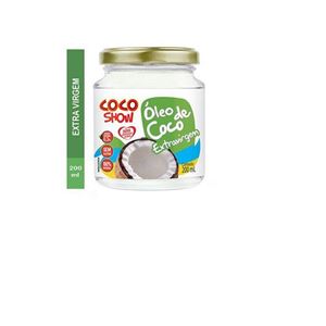 ÓLEO DE COCO EXTRA VIRGEM 200ML COCO SHOW COPRA