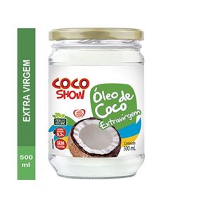 ÓLEO DE COCO EXTRA VIRGEM 500ML COCO SHOW COPRA