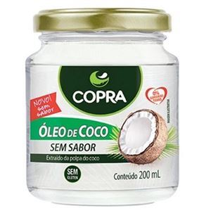 Óleo de Coco Sem Sabor 200ml Copra