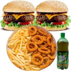 DUETO LAGREEPE PICANHA ARTESANAL + PORÇÃO ONION E BATATA + SUCO 1L