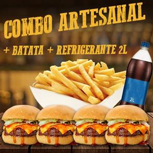 SUPER COMBO 4 XODÓ + PORÇÃO FRITAS 400G + REFRI 1LT