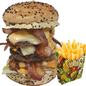 TRIPLO X LAGREEPE PICANHA + FRITAS + GUARANÁ LATA