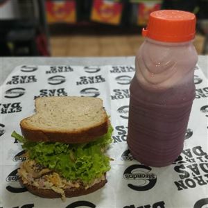 KIT FITNESS ( LANCHE + SUCO DETOX 500ML)