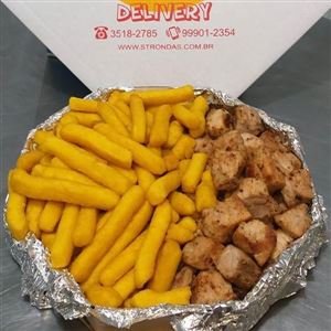 LOMBO SUINO COM POLENTA