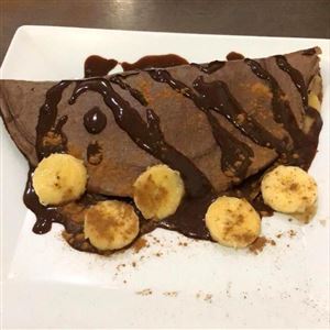 CREPIOCA DE BANANA COM CANELA