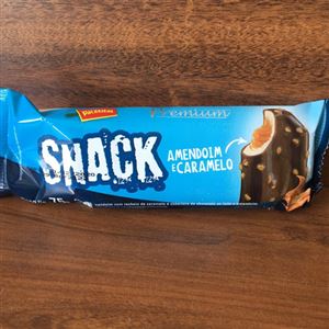 PICOLE SNACK AMENDOIM E CARAMELO