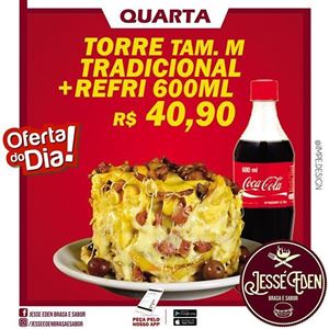 TORRE DE BATATA C/ REFRI 600ML
