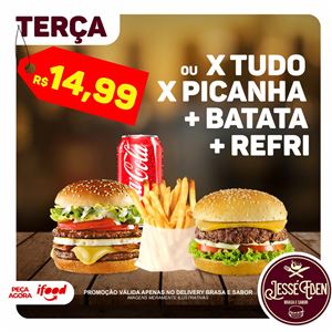 X TUDO C BATATA E REFRI LATA