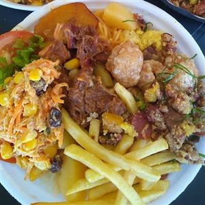 Marmitex de Comida do Jaum Jaum (TAMANHO M) COM CHURRASCO