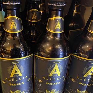 CERVEJA ALELUIA PILSEN PURO MALTE 600ML